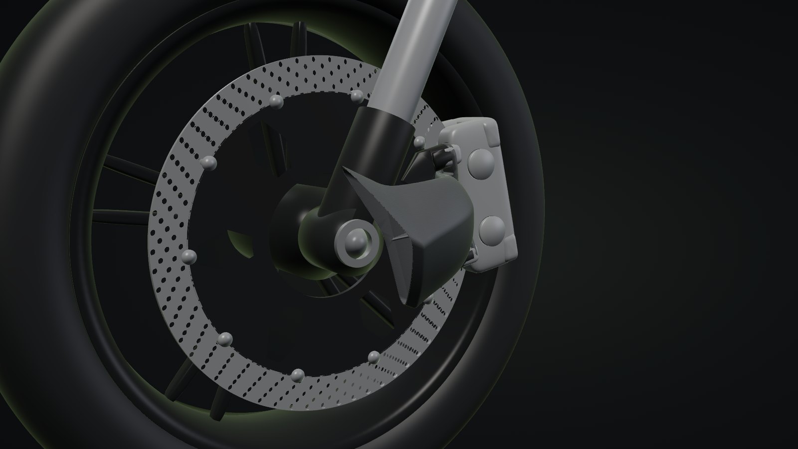 Ducati V4 brake cooling cowl render