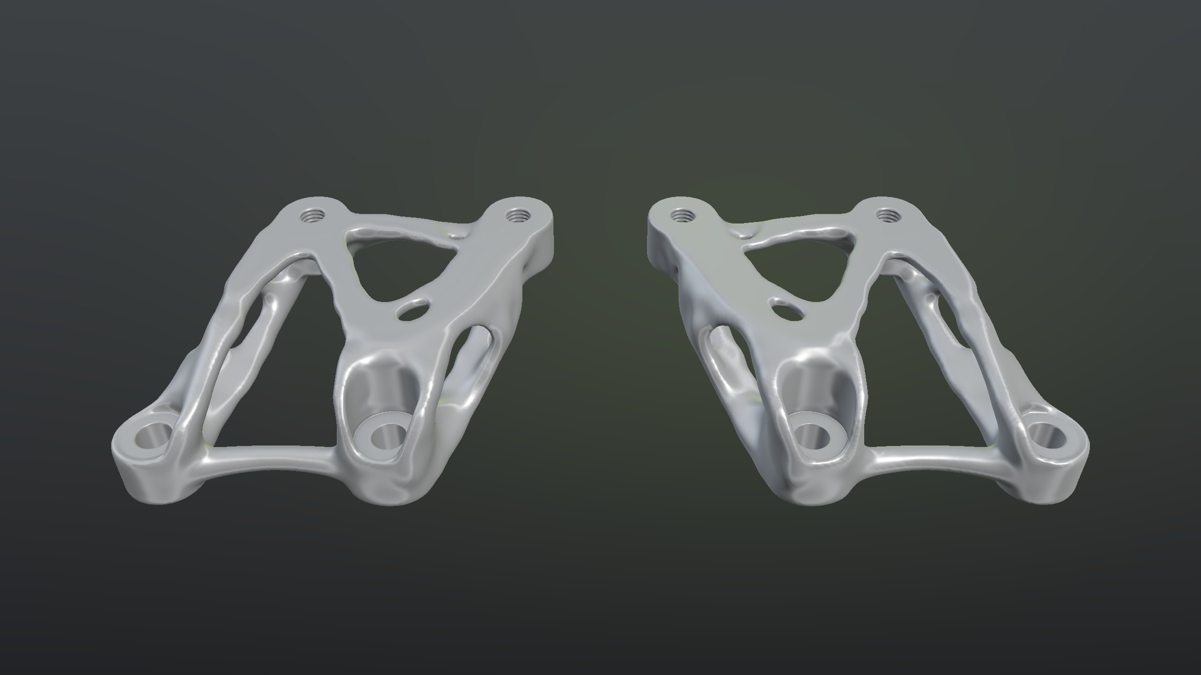 Left and right hand brackets